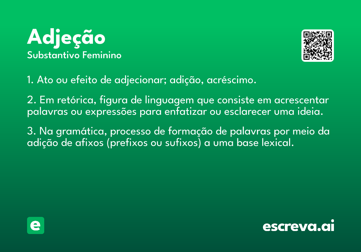 adjeção