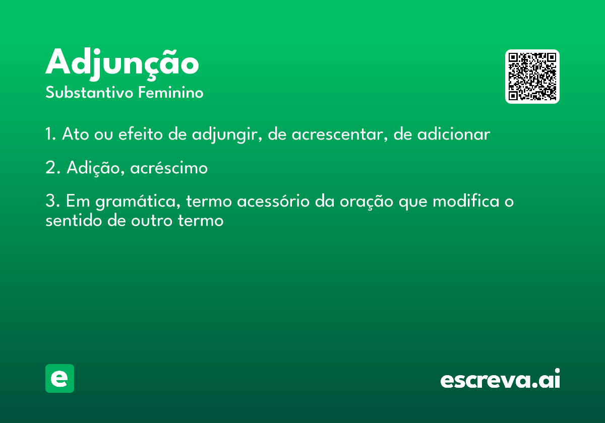 adjunção