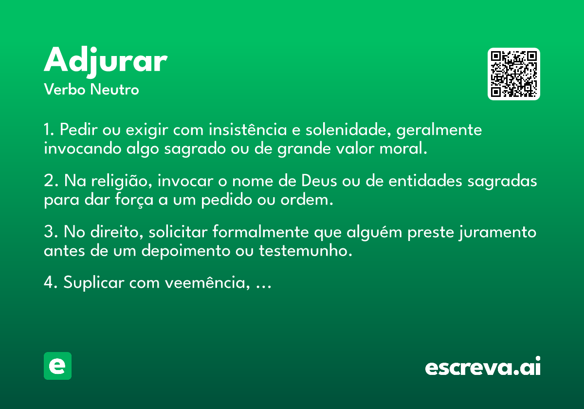 adjurar