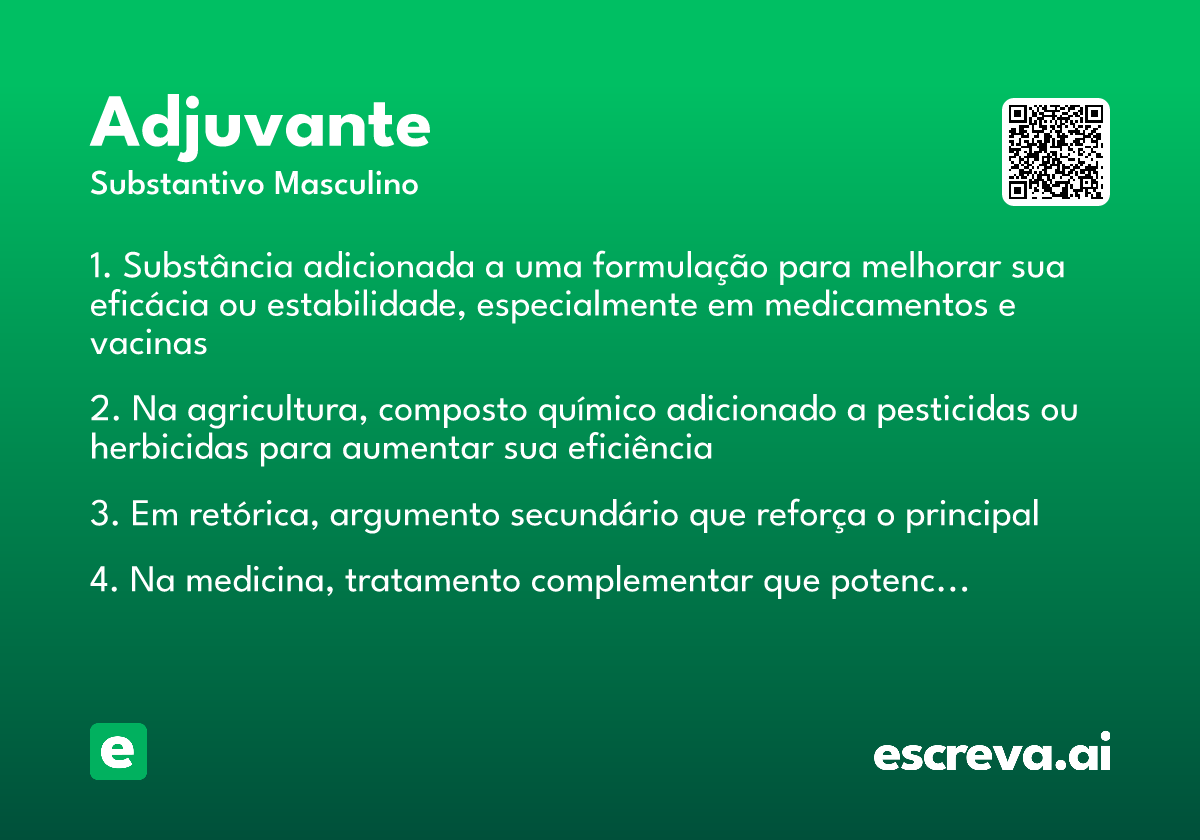 adjuvante