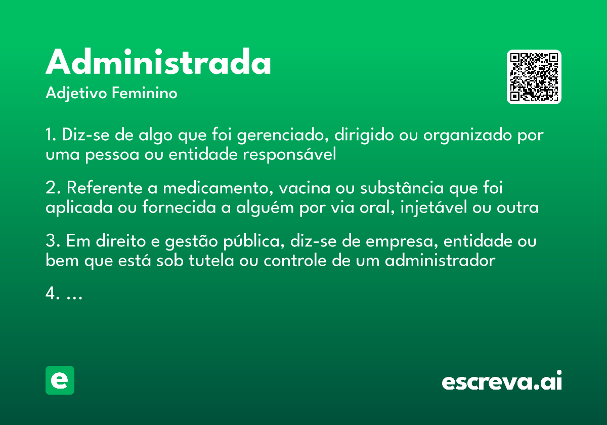 administrada