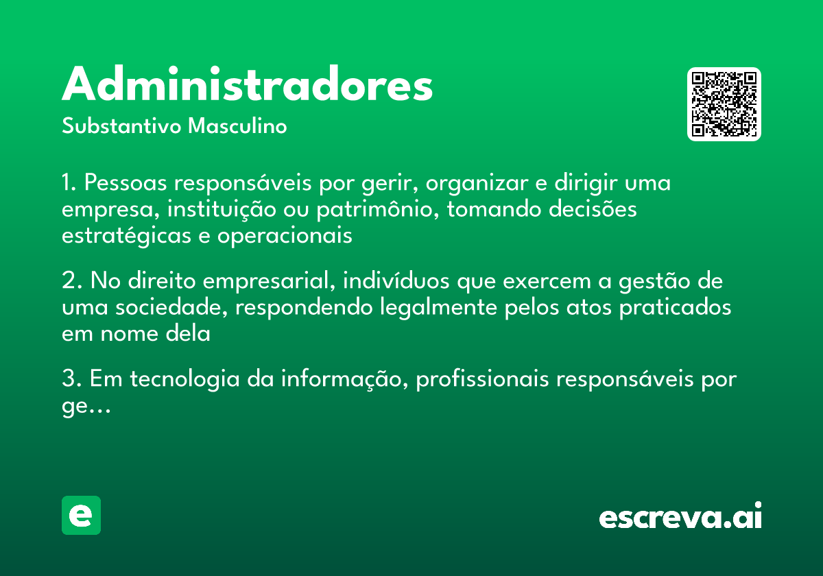 administradores