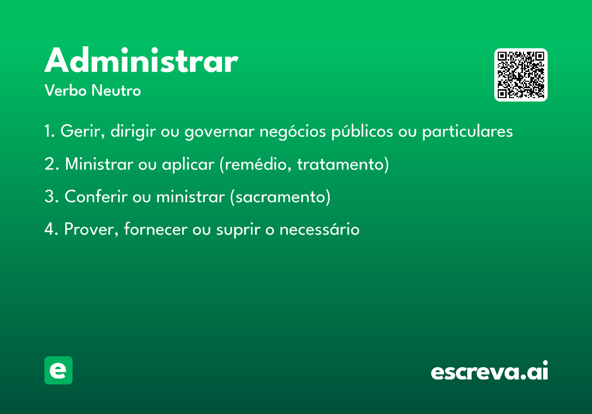 administrar