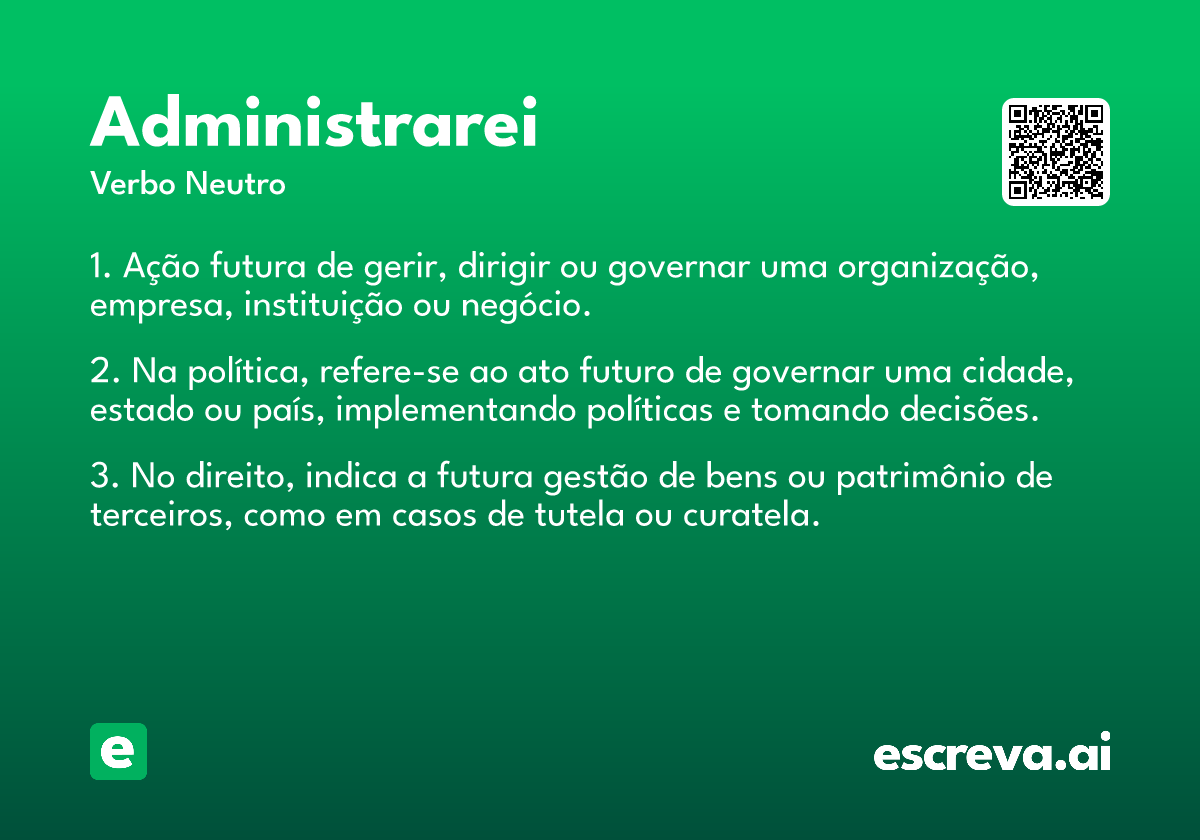 administrarei
