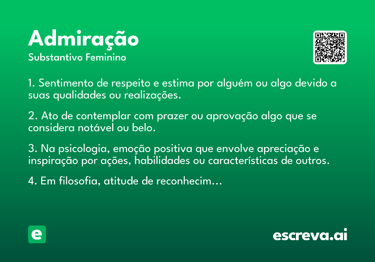 admiração