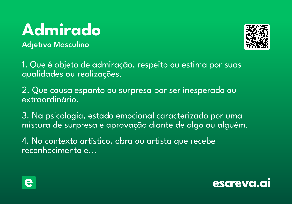 admirado