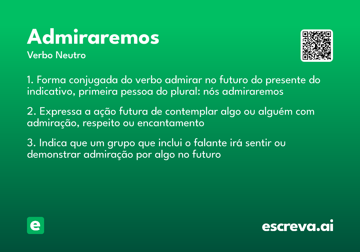 admiraremos