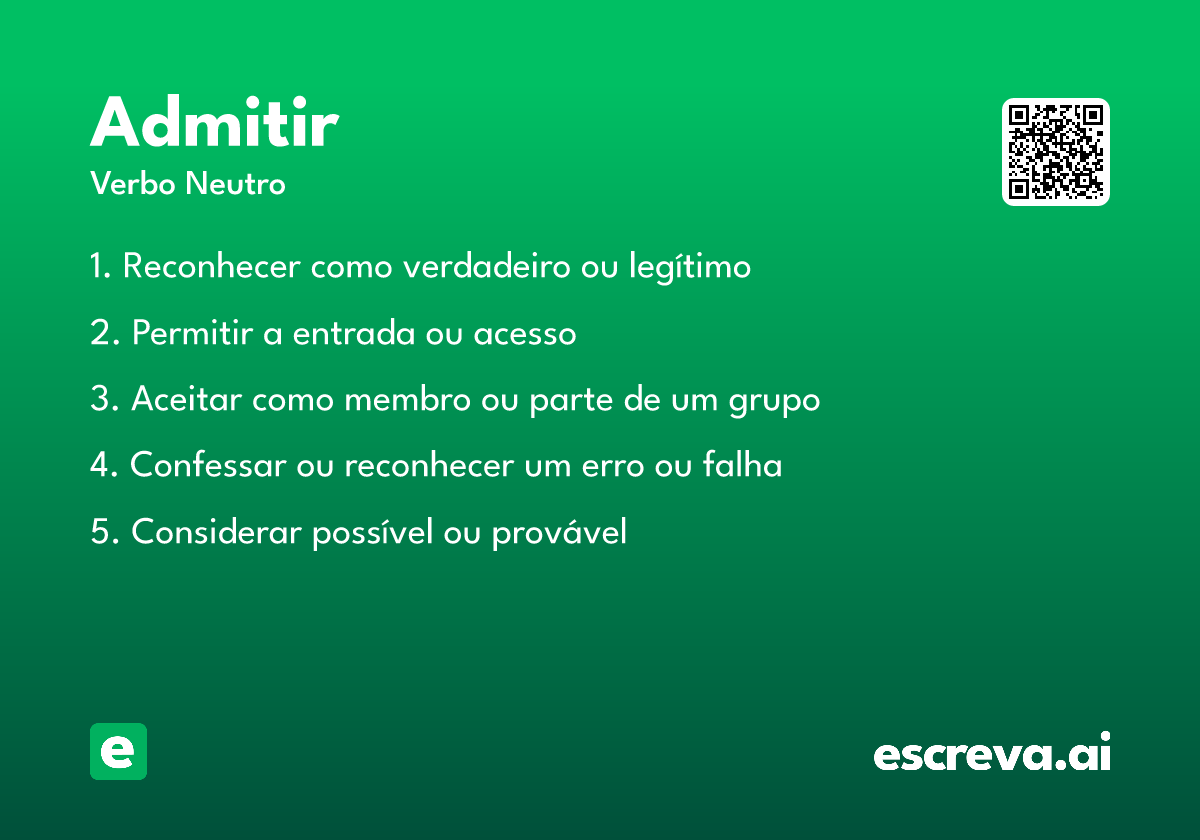 admitir