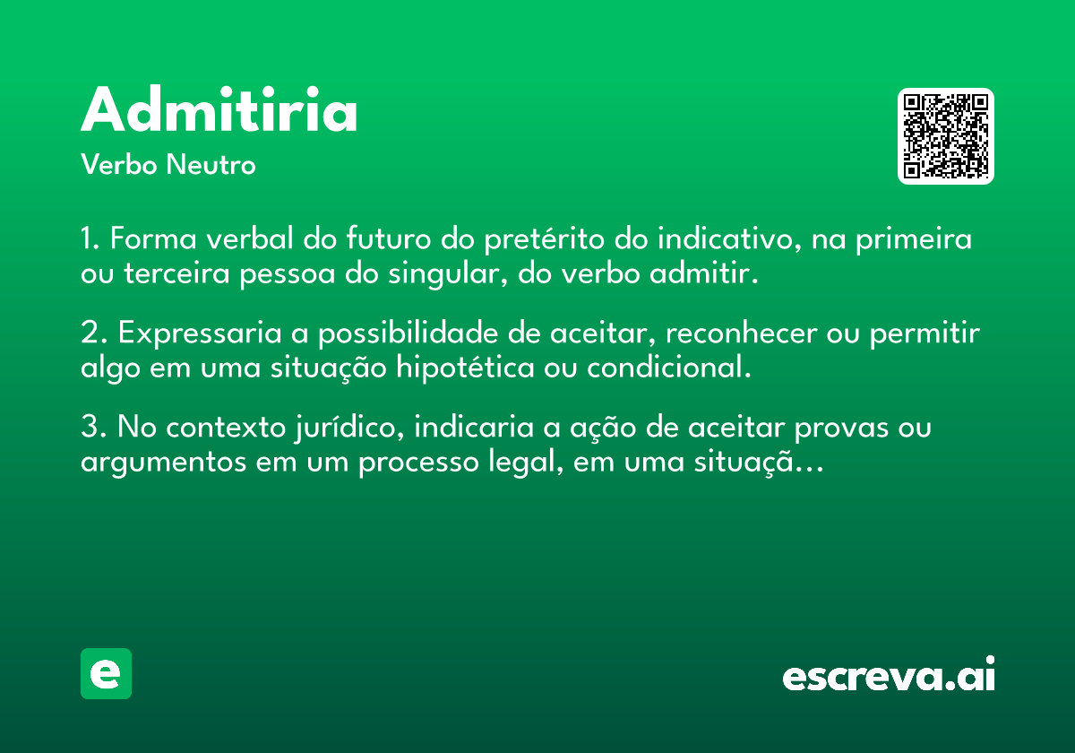 admitiria