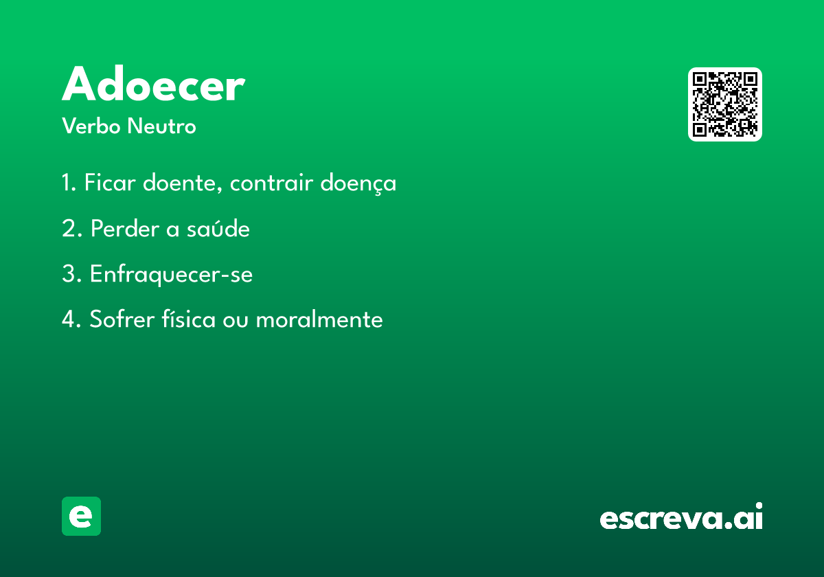 adoecer