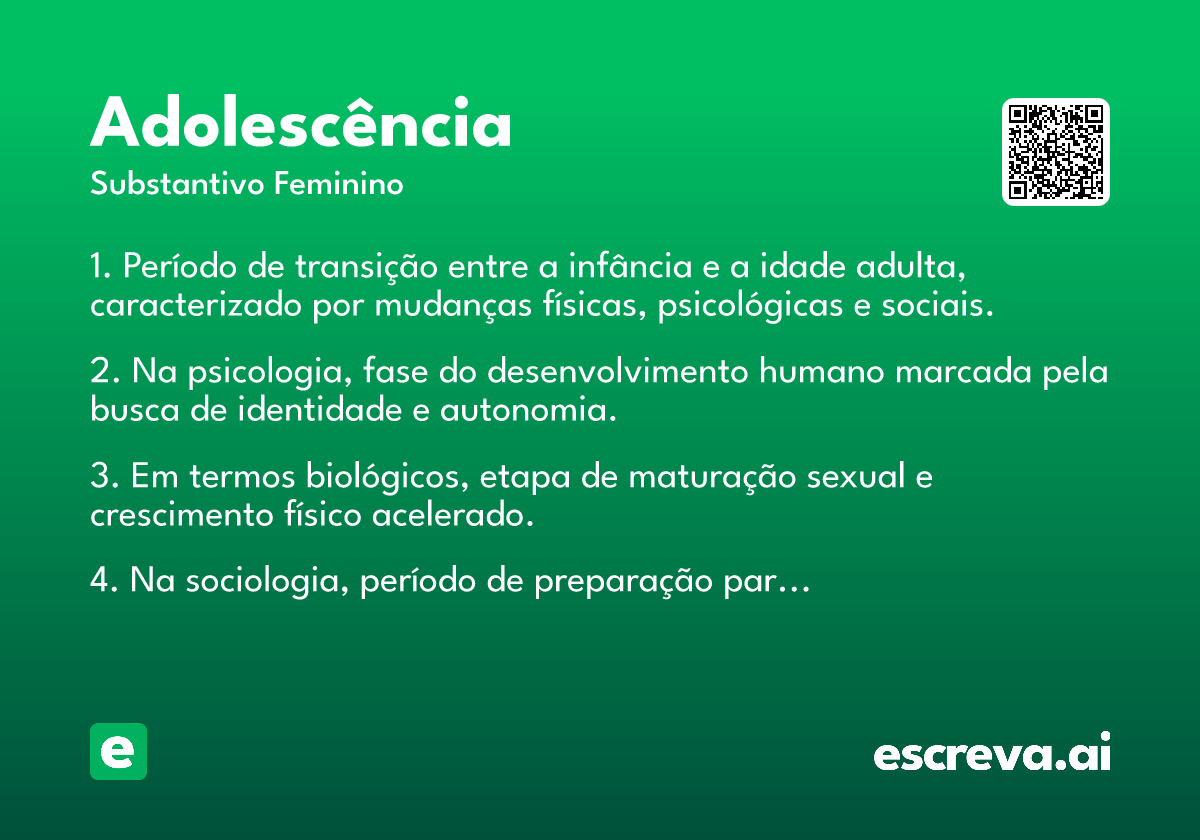 adolescência