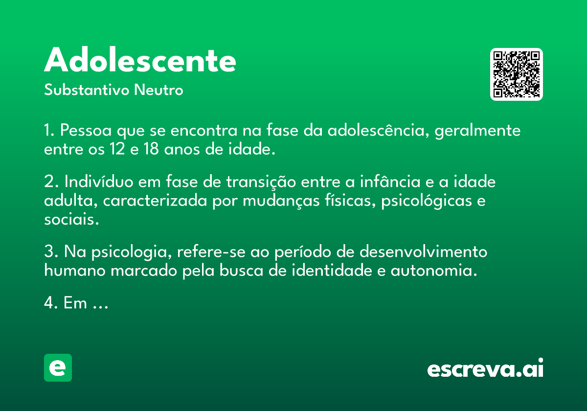 adolescente