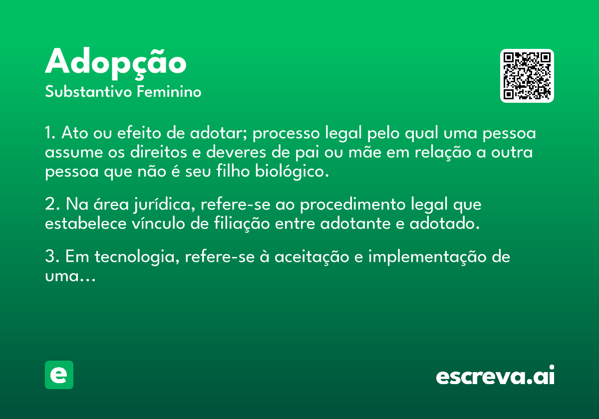 adopção