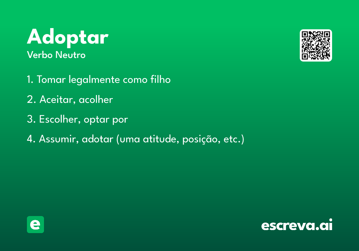adoptar