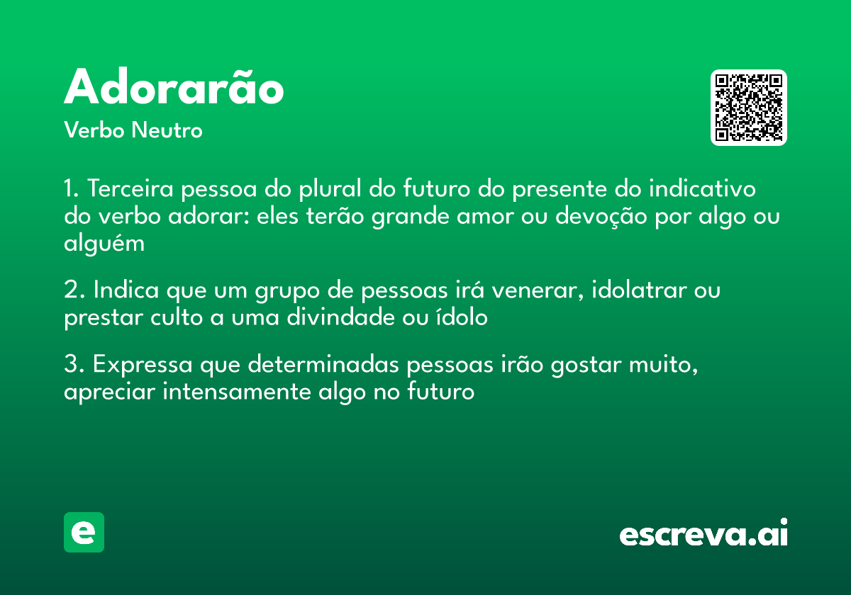adorarão