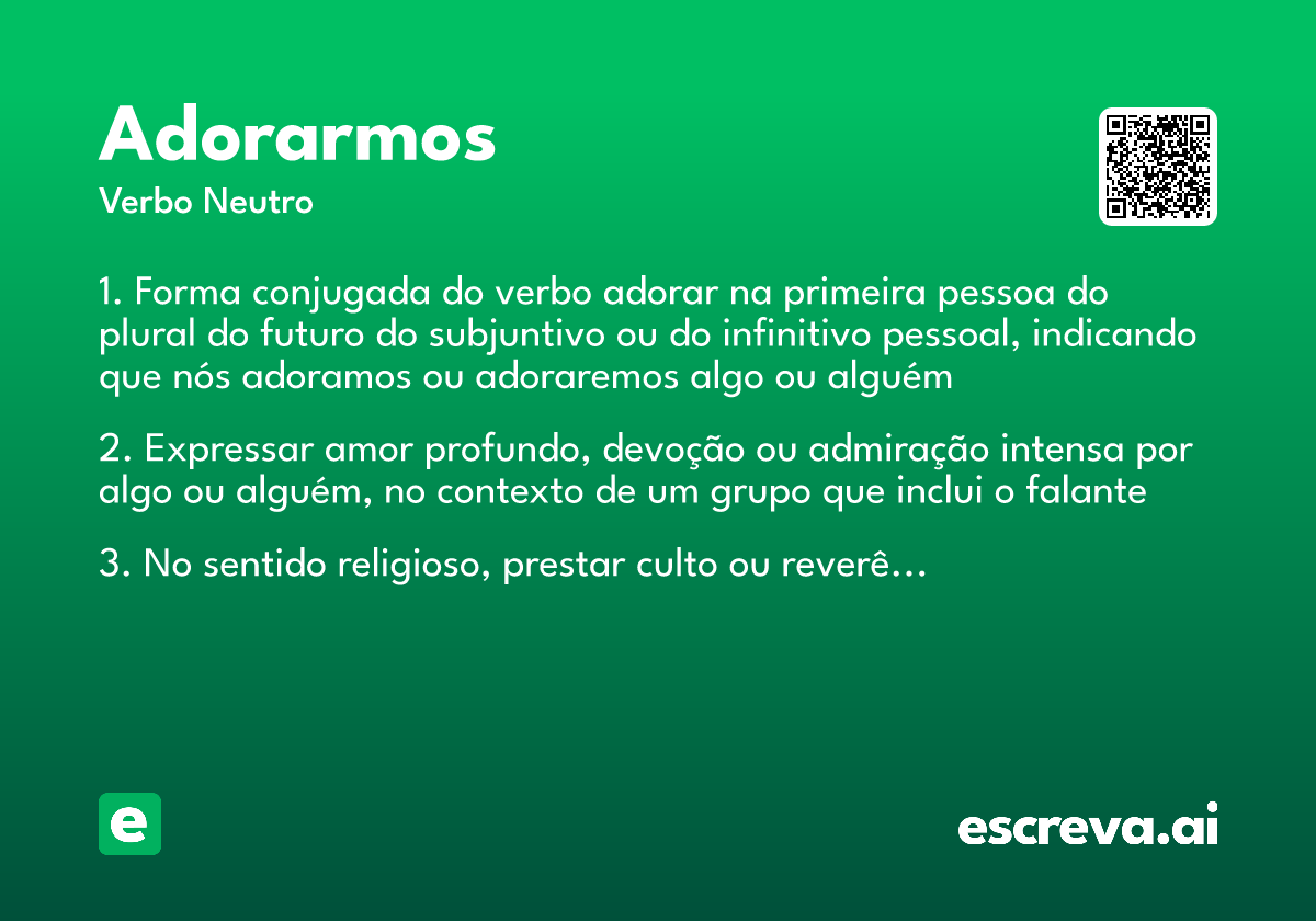 adorarmos