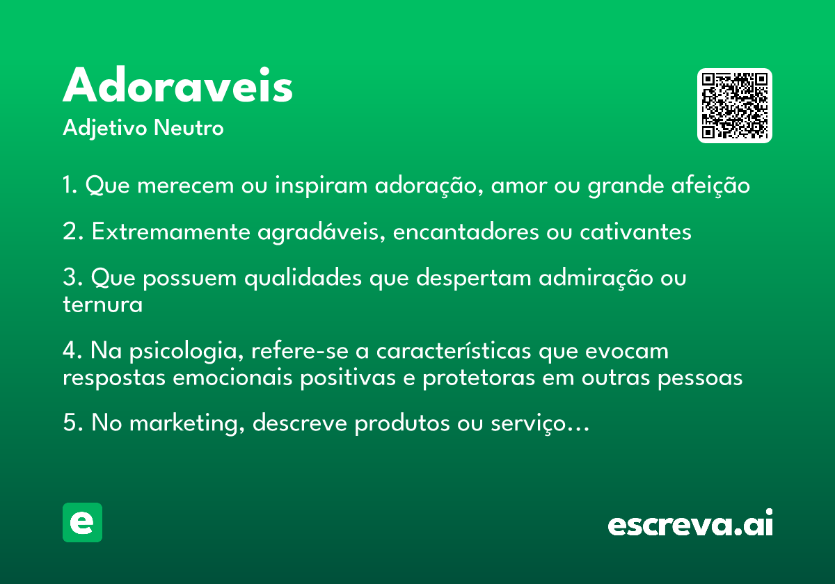 adoraveis
