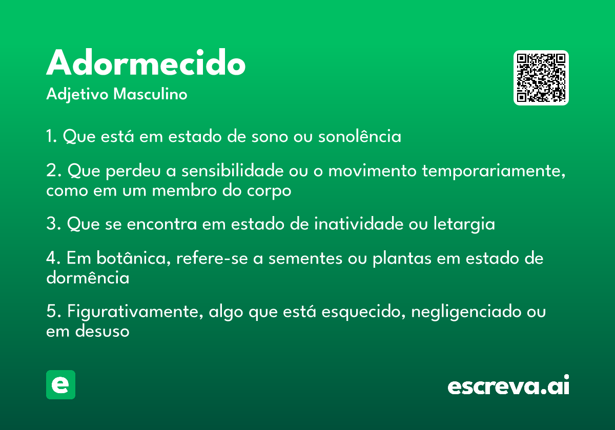 adormecido