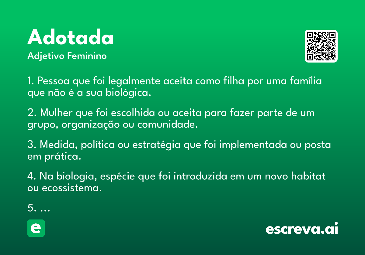 adotada