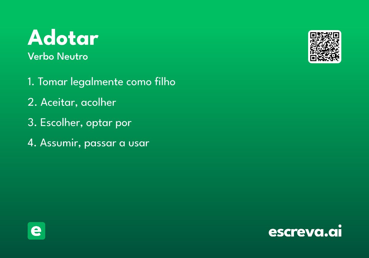 adotar