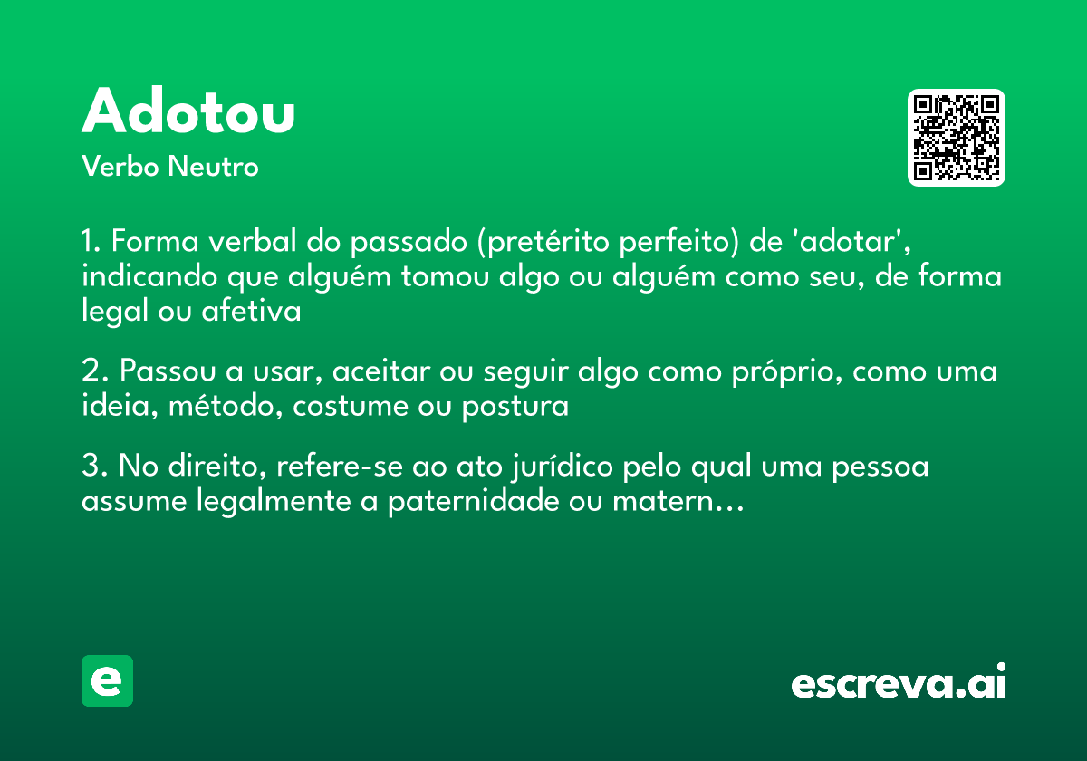 adotou