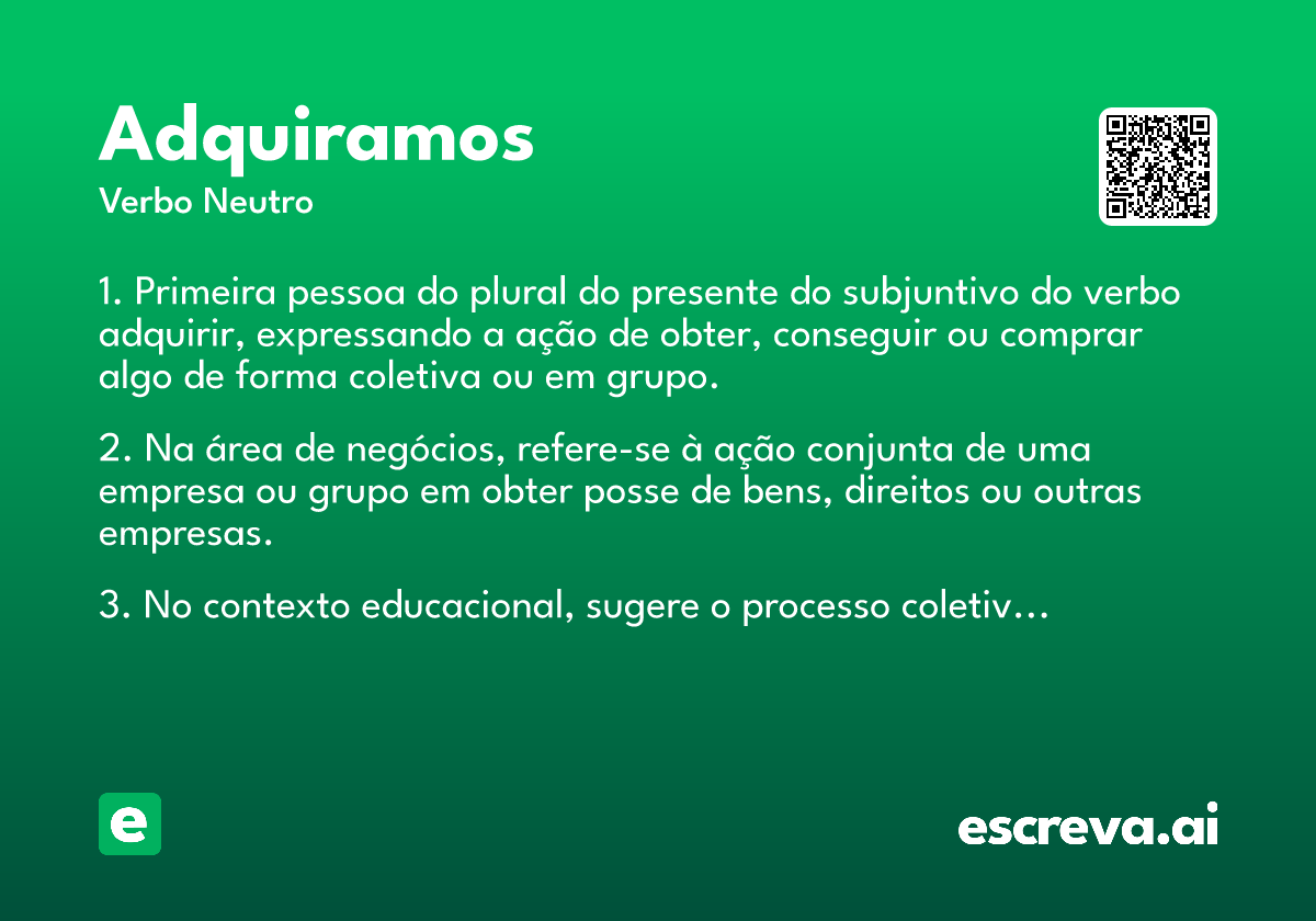 adquiramos