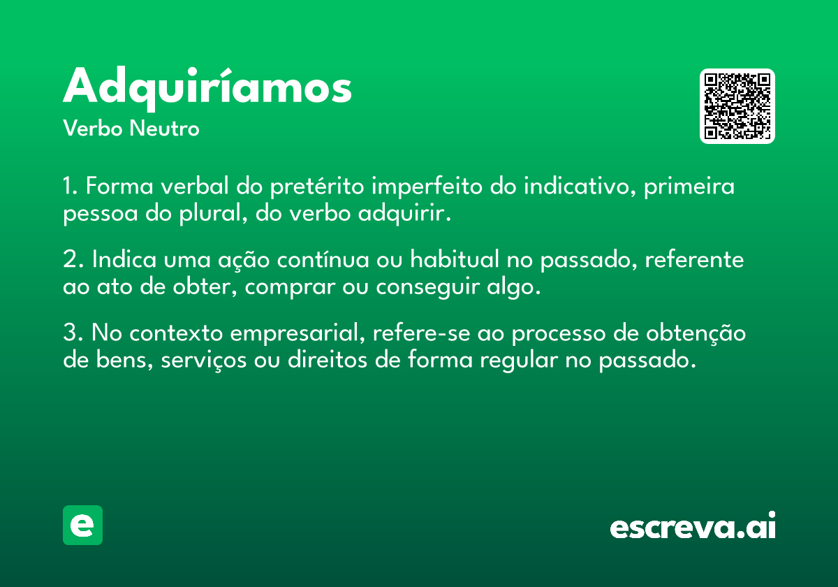 adquiríamos