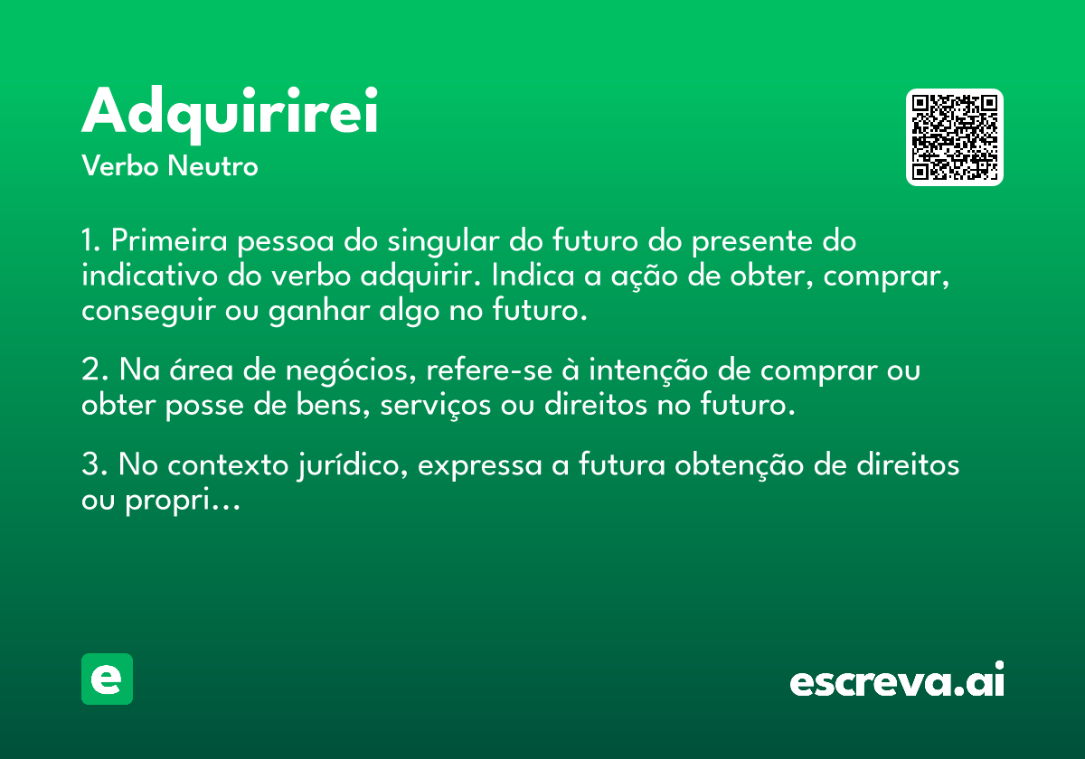 adquirirei