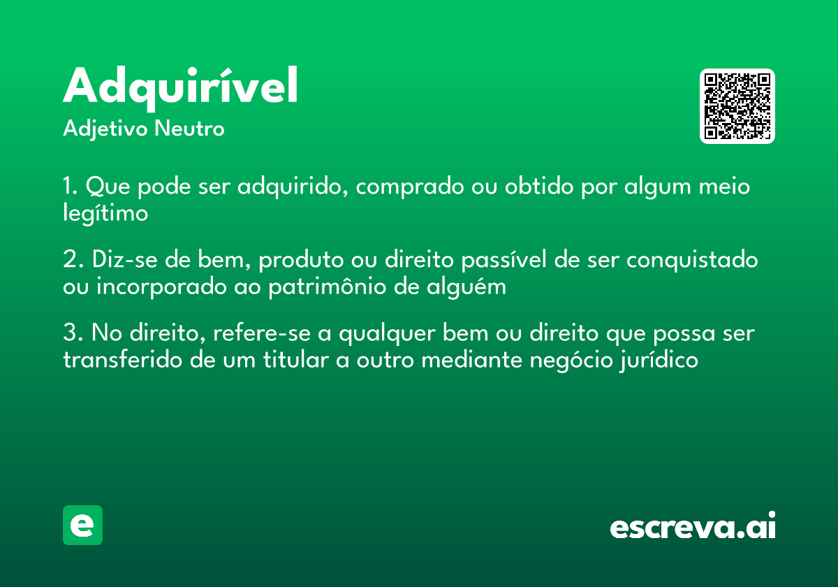 adquirível