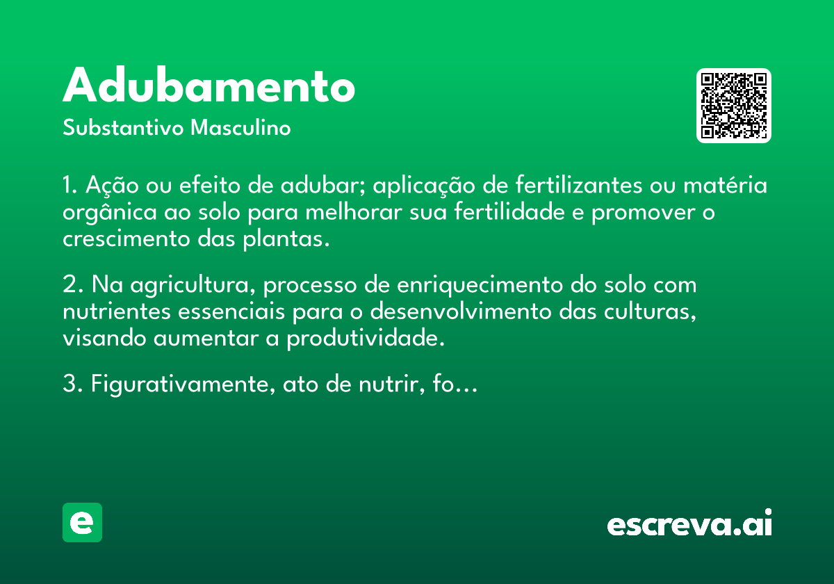 adubamento