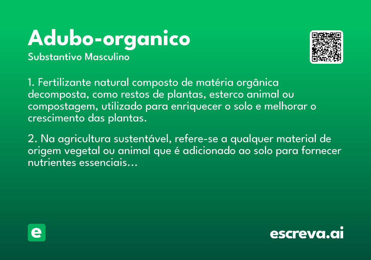 adubo-organico