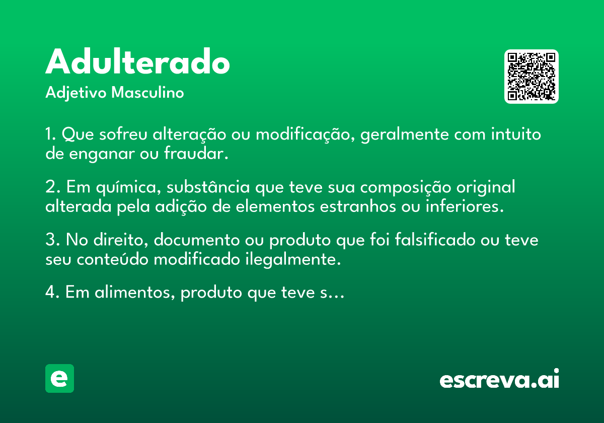 adulterado