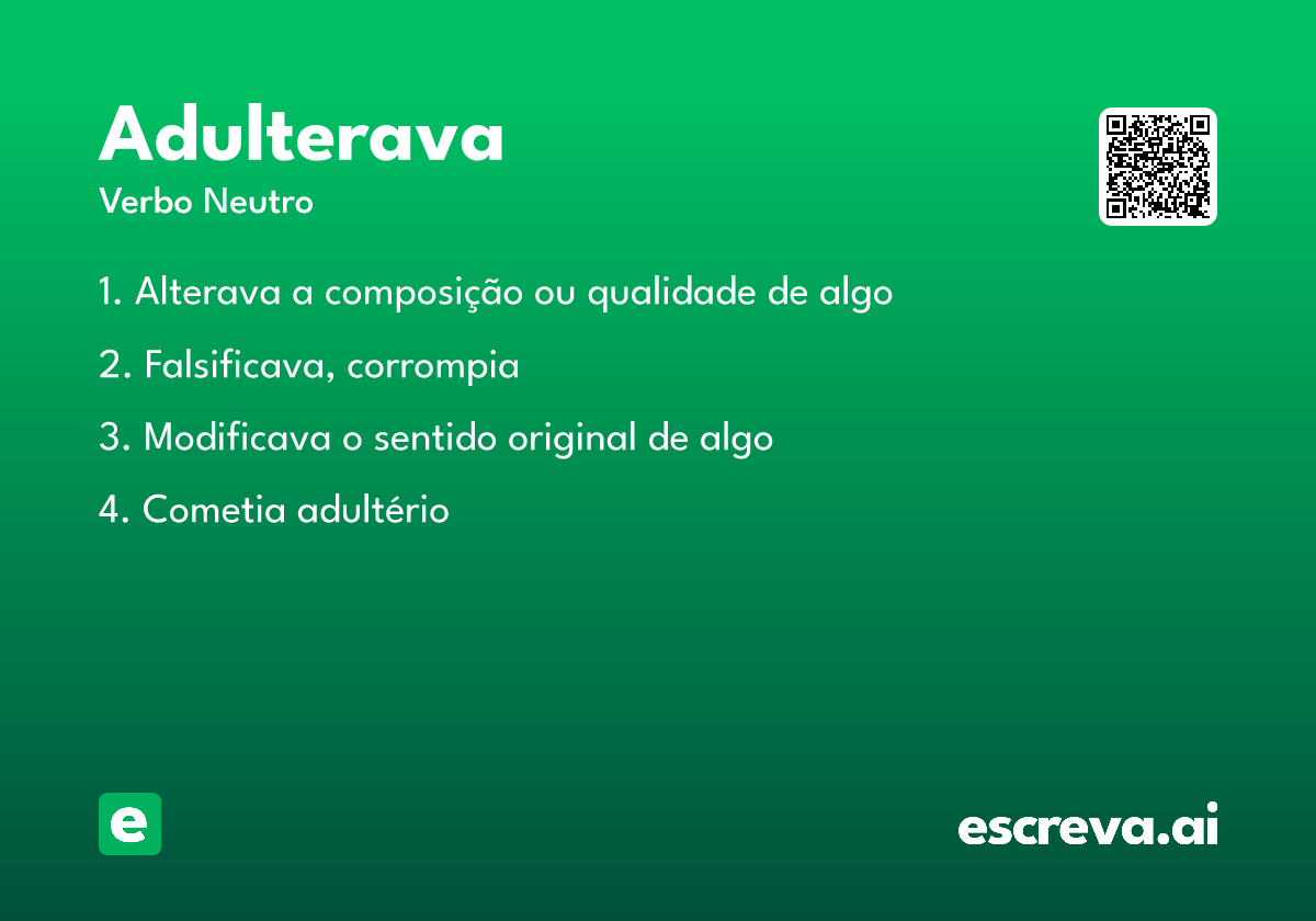adulterava