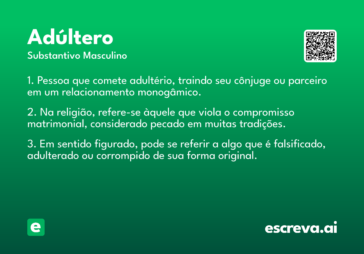 adúltero