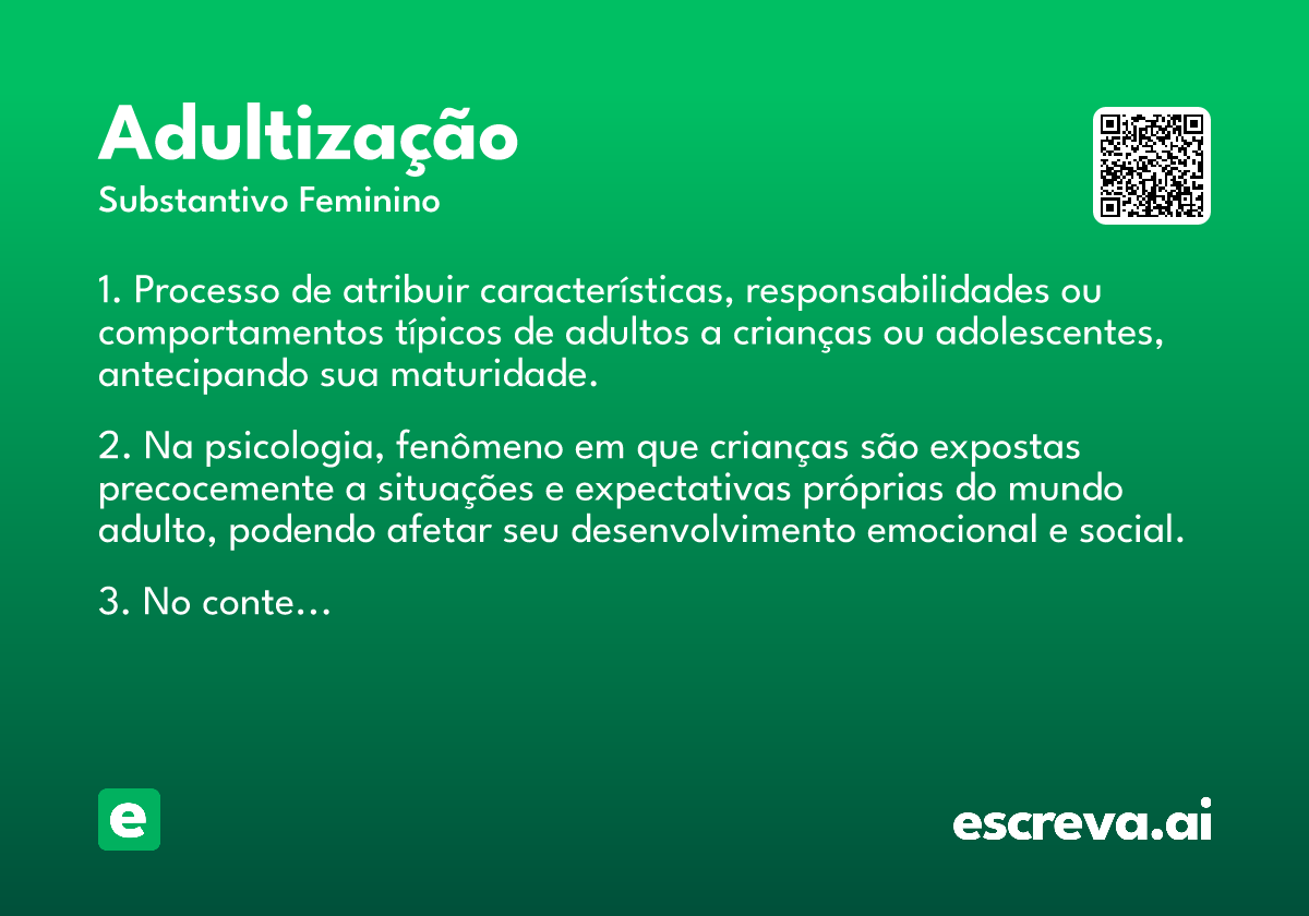 adultização