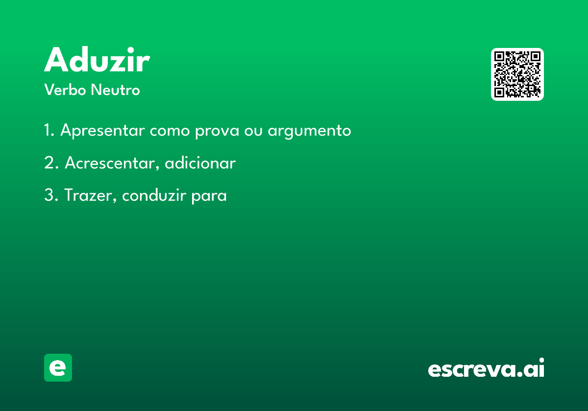 aduzir