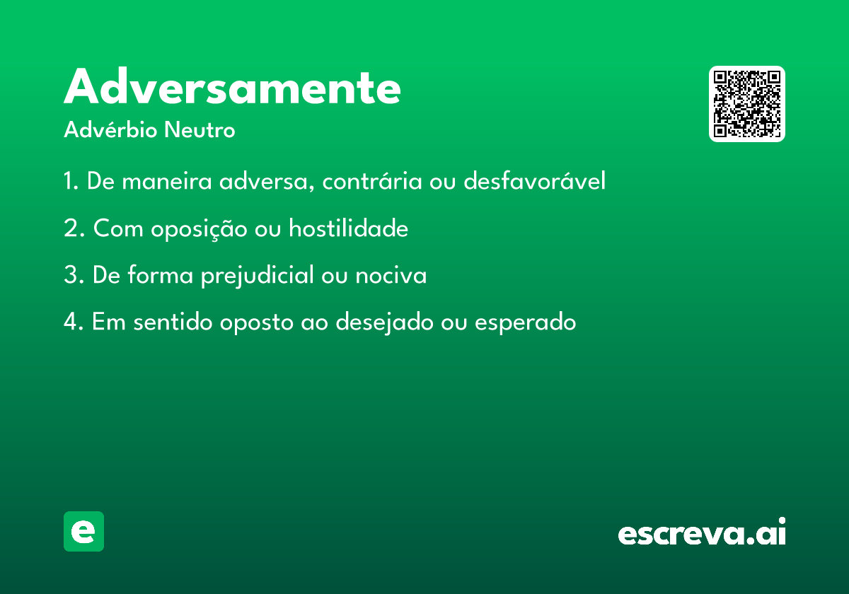 adversamente