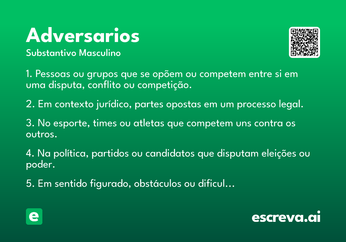 adversarios