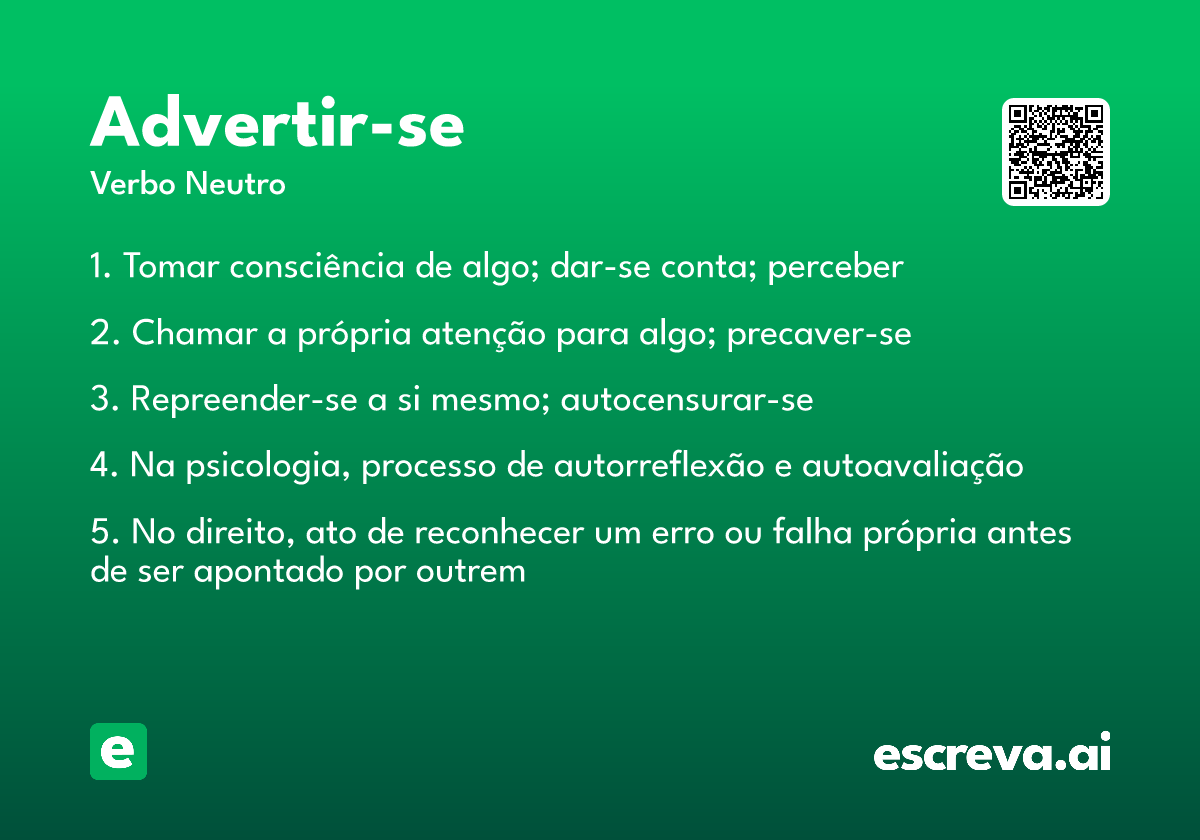 advertir-se
