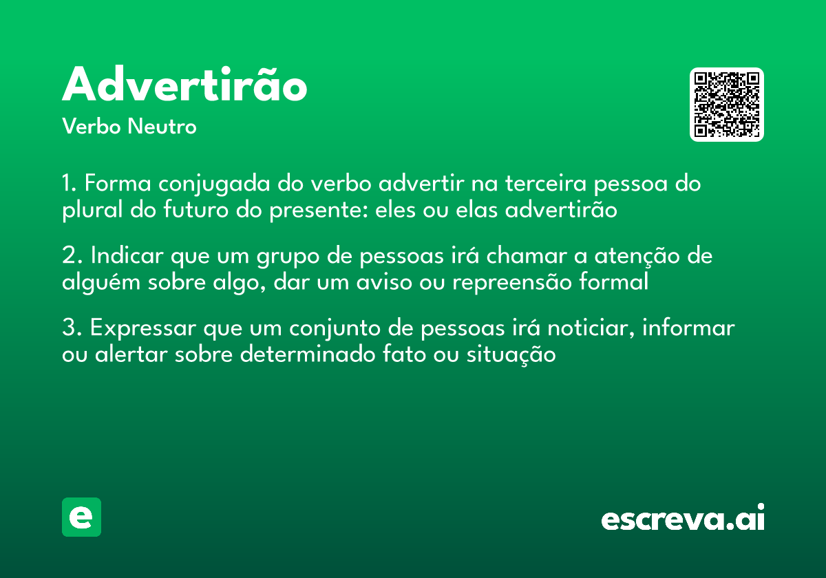 advertirão