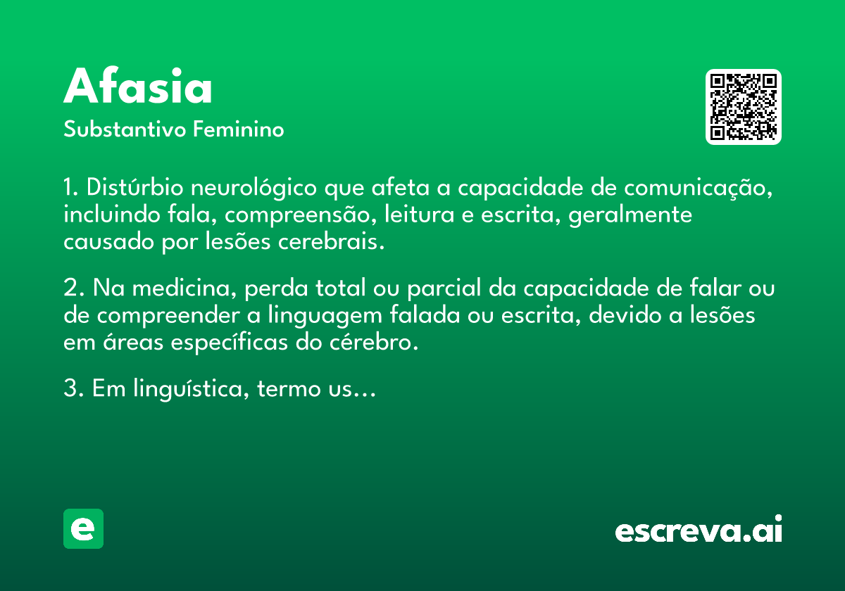 afasia