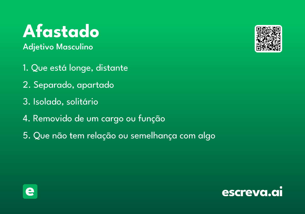 afastado