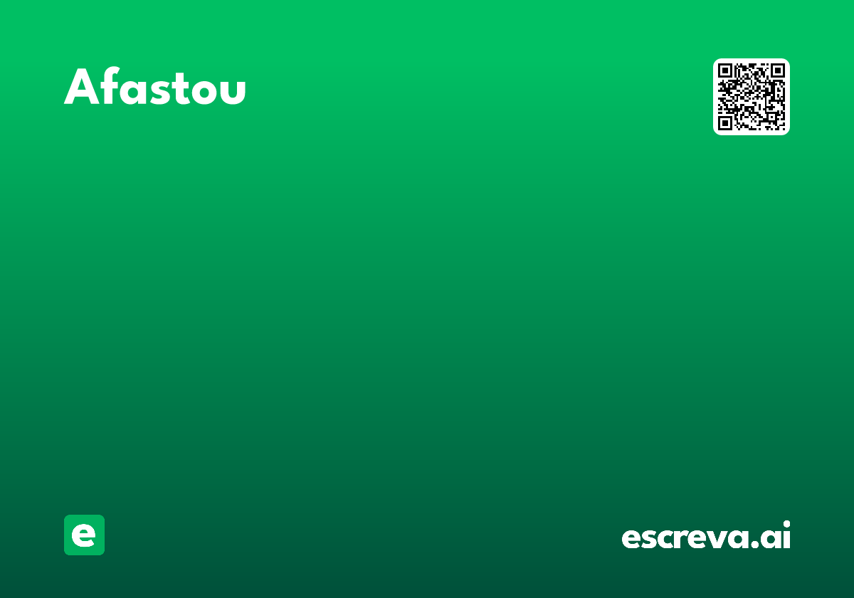 afastou