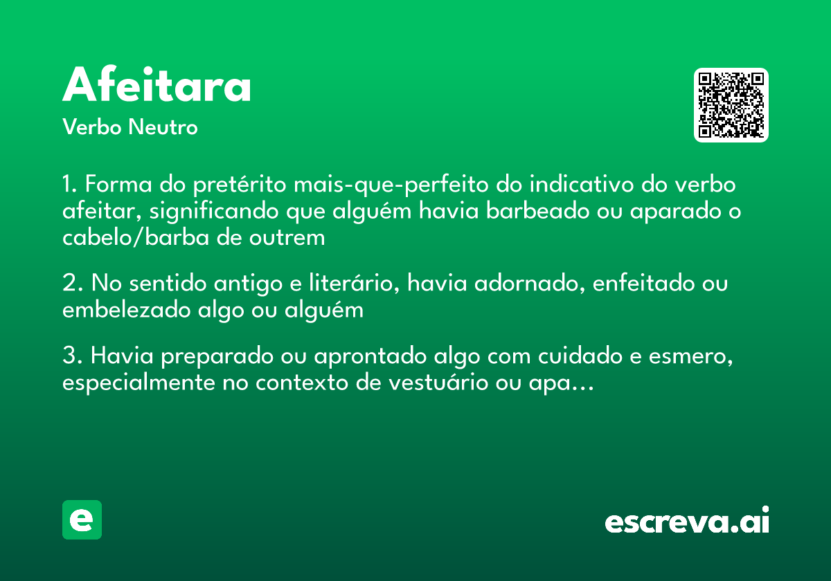 afeitara
