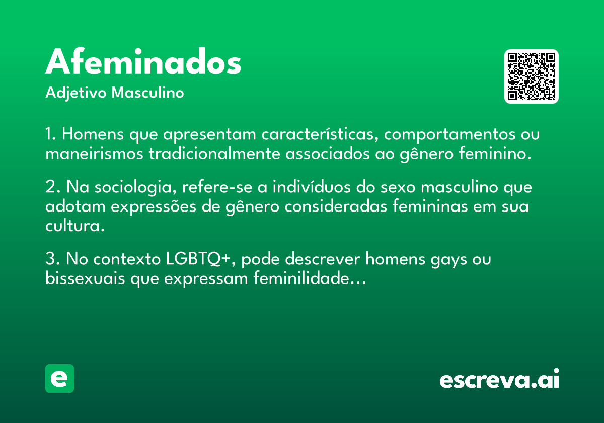 afeminados