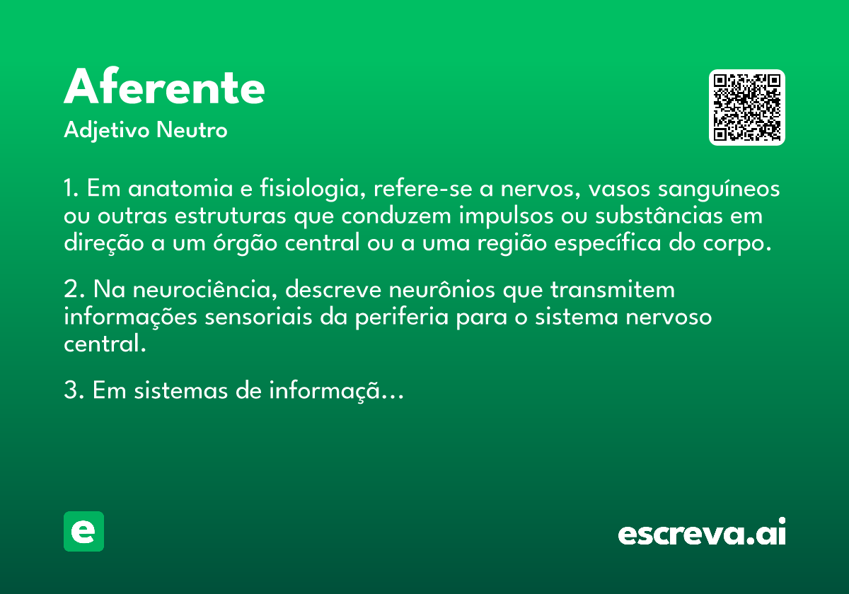 aferente