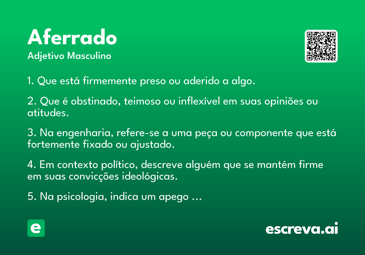 aferrado