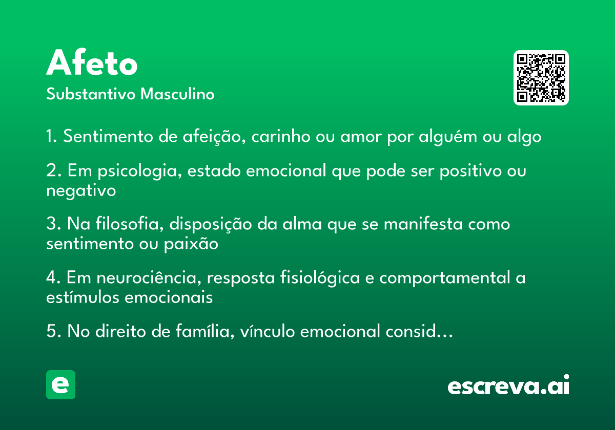 afeto