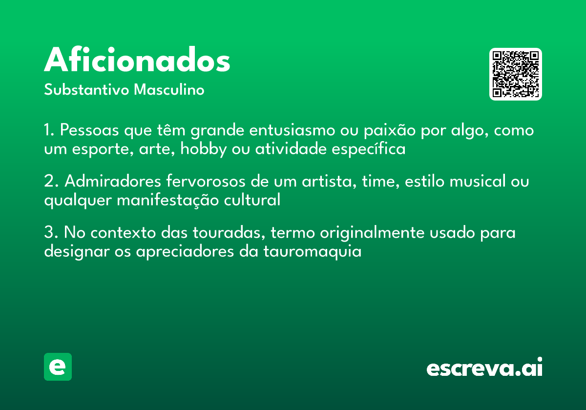 aficionados