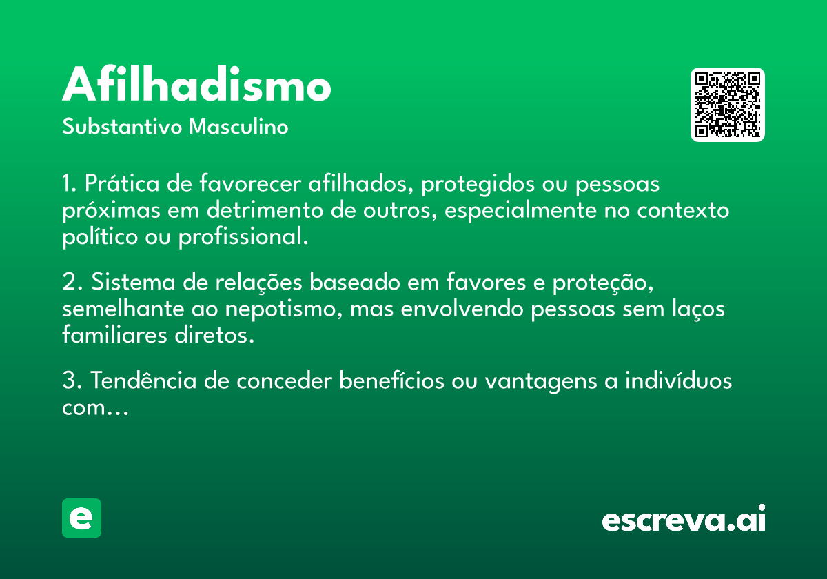 afilhadismo